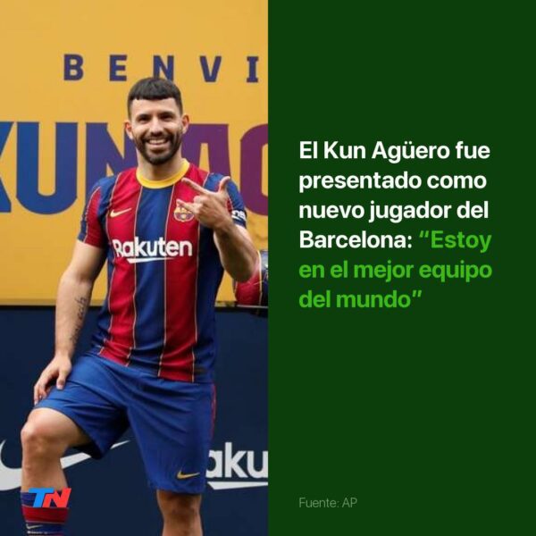 El Kun Agüero ya firmó contrato por dos años con el Barcelona