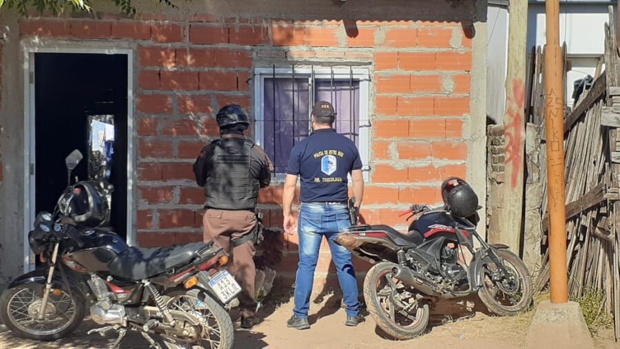 Narcomenudeo: se realizaron allanamientos en Chajarí y Villa del Rosario