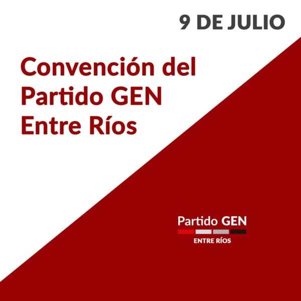 El GEN realizará mañana la Convención Provincial del partido en modalidad mixta