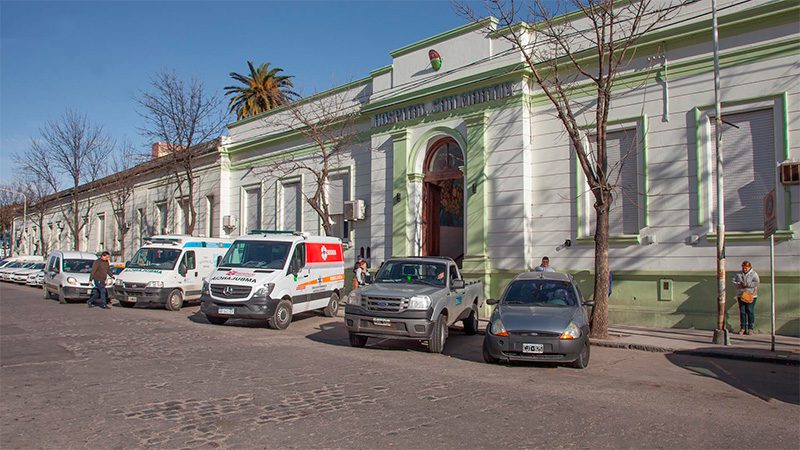 Denuncian que parte del Hospital San Martín en Paraná,  corre riesgo de derrumbe