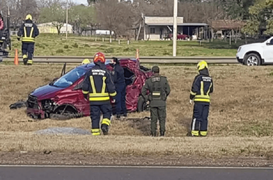 2 Fallecidos de Chajarí en un accidente en el km 155 de la Autovía Artigas