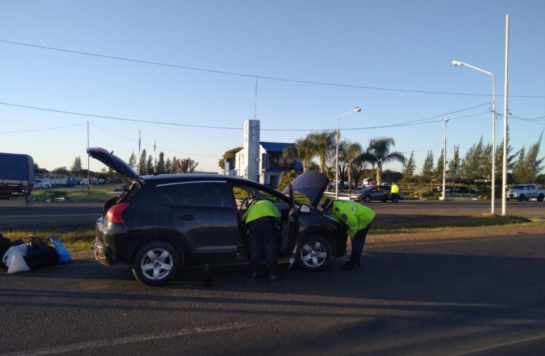 La Policía de Paso Cerrito atrapó al traficante de efedrina Pérez Corradi conduciendo un vehículo con irregularidades