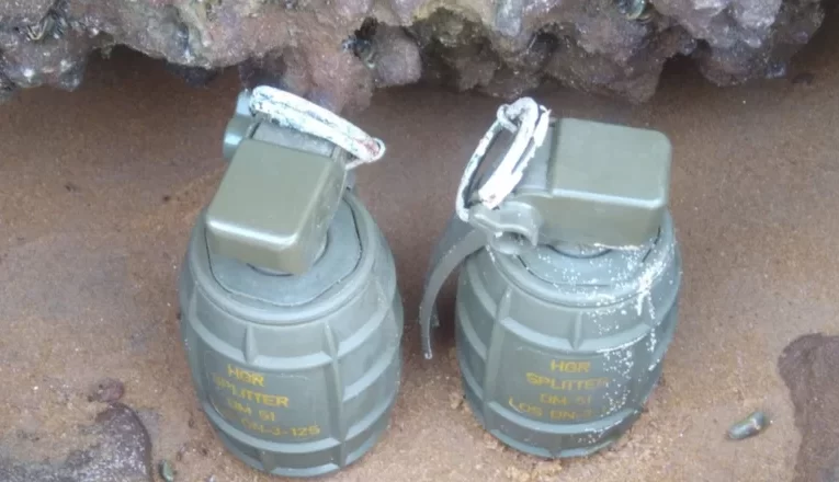 Un pescador encontró dos granadas de guerra alemanas en el río Paraná