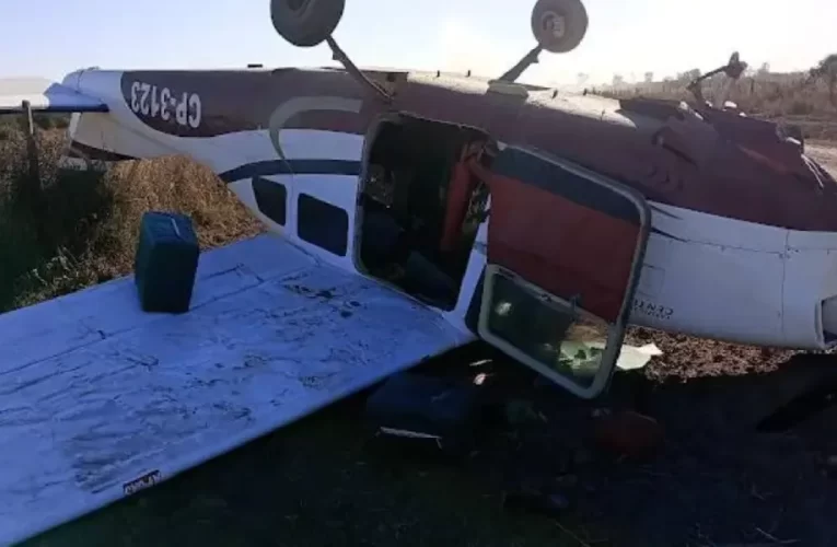 Chaco: se estrelló una avioneta que transportaba más de 300 kilos de cocaína almacenada ‘en panes’