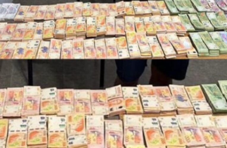 A través de un control, la Policía secuestró más de $11 millones a comerciantes de Paraná