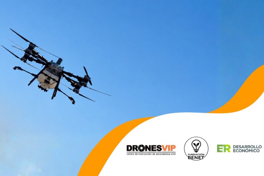 El miércoles empieza en Paraná la capacitación para aplicación de fitosanitarios con drones